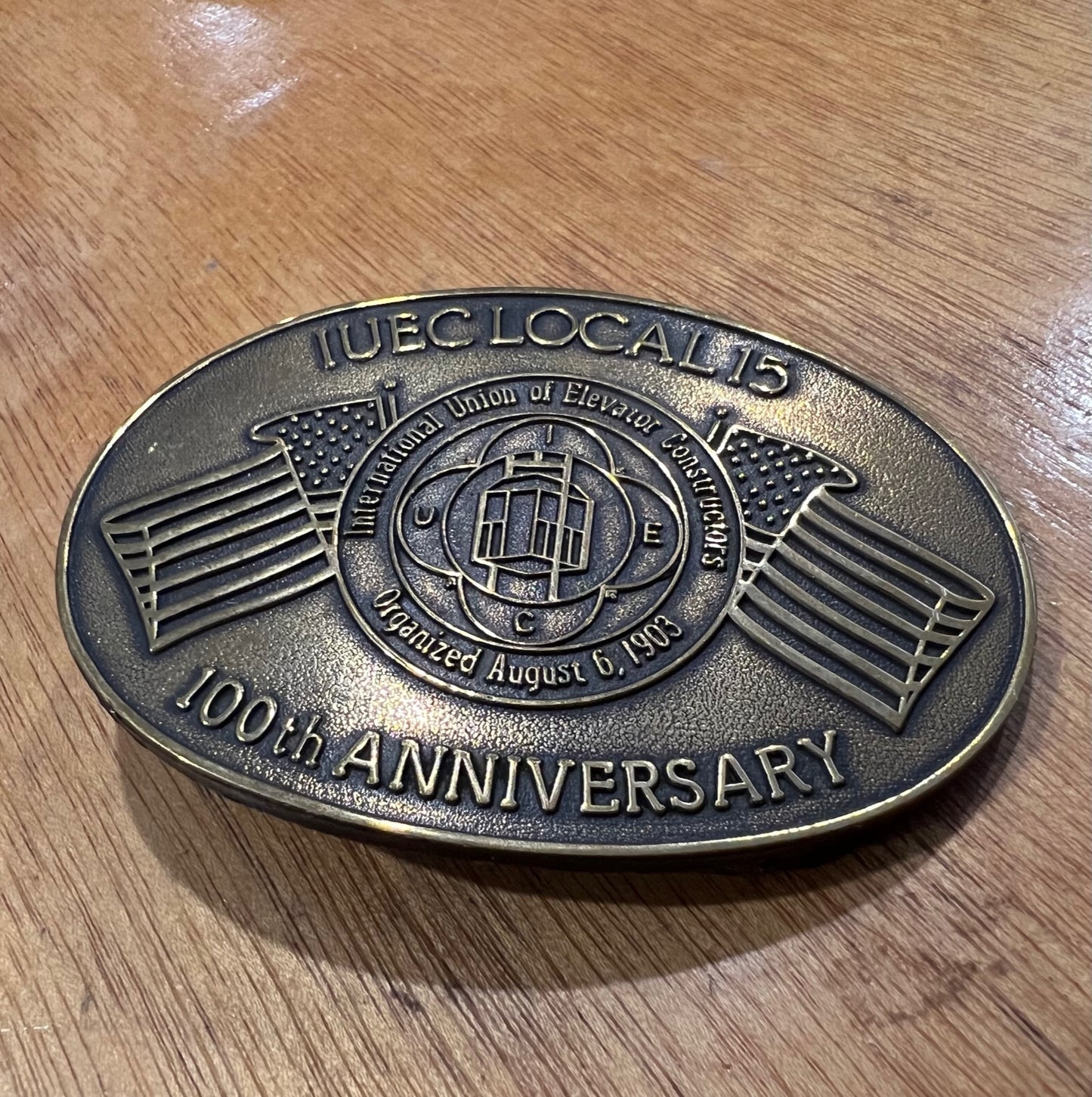 IUEC BELT BUCKLE