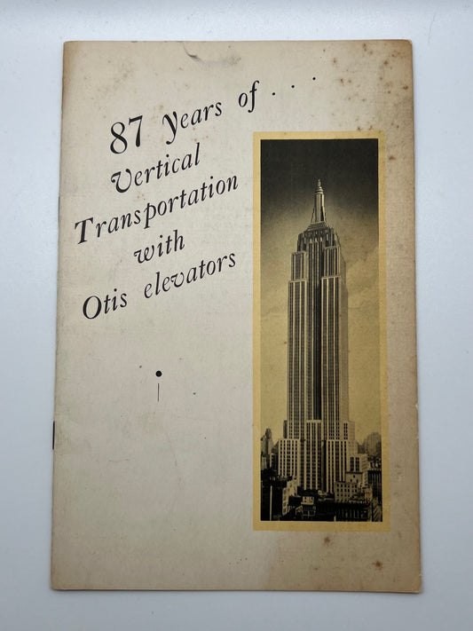 1939-40 New York World's Fair Otis Booklet